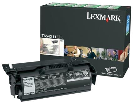 771226  T654X11E Toner LEXMARK T654X11E 36K sort 